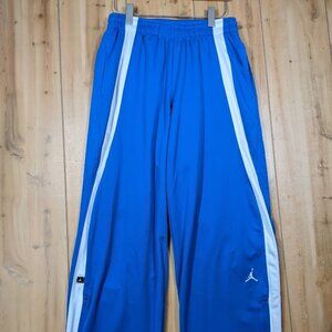 Nike Air Jordan Jumpman Pants Mens L Athletic Basketball Royal Blue Ankle Zip